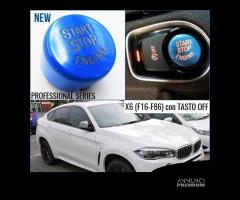 BMW X6 F16 F86 PULSANTE Start Stop TASTO BLU