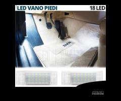 2 Luci LED Vano Piedi Per BMW Luci Interni Bianche