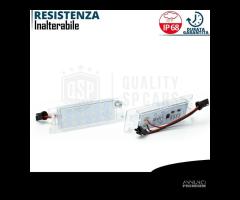 Luci Targa LED per FIAT PUNTO 199 Placchette 6500K - 8