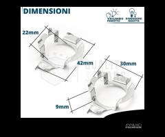 ADATTATORI Montaggio KIT LED H7 per VW PASSAT B6 - 8