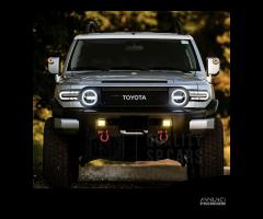 FARI Full LED Per TOYOTA FJ CRUISER Angel OMOLOGAT