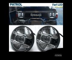 2 FARI LED 7'' per NISSAN PATROL GR Y60 OMOLOGATO