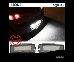 Placchette Luci LED Targa SEAT LEON MK2 1P CANbus