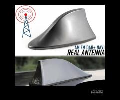 Antenna PINNA SQUALO per AUDI Q3 Q5 Q7 GRIGIA VERA