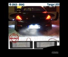 Placchette Luci Targa Led per BMW Serie 6 E63 E64