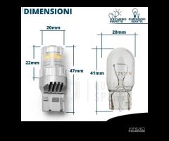 Lampadine LED T20 W21W CANbus Luce Bianca 6500K - 6