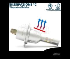 2 Lampade LED H7 per Alfa Romeo 166 Luci Bianche - 11