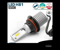 Lampada Auto Moto LED HB1 BIANCO POTENTE 6500K