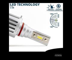 Kit LED 9005 Luce Potente Bianco Ghiaccio 8000LM - 6