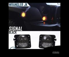 Frecce Laterali FULL LED per JEEP WRANGLER JK Nere