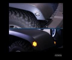 Frecce Laterali FULL LED per JEEP WRANGLER JK Nere