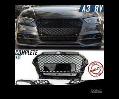 Audi A3 RS3 8V 12-16 CALANDRA + FENDINEBBIA Tuning