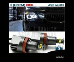 ANGEL EYES LED H8 PER BMW Serie 6 E63 E64 dal 2007