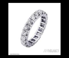 ANELLO ETERNITY IN ORO 18kt. CON DIAMANTI ct. 1,26