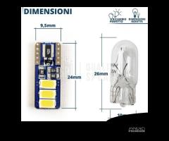 Lampadina LED T10 W5W CANbus Luce Bianca POTENTE