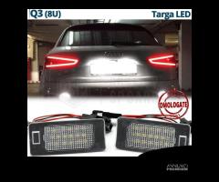 Luci TARGA LED per AUDI Q3 8U PLACCHETTE CANbus