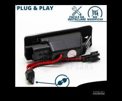 Placchette Luci Targa LED PEUGEOT 407 Luce Bianca