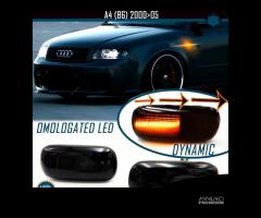 Frecce LED Sequenziali Nere AUDI A4 B6 Omologate