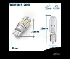 Lampadine LED Luci POSIZIONE Targa T10 W5W CANbus - 7