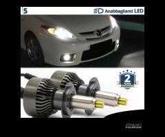 Kit LED per Mazda 5 FARI LENTICOLARI 6500K 12000LM