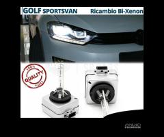 Lampadine BIXENON D3S PER VW Golf Sportsvan 6000K