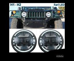 FARI LED Anteriori DRL Omologati Per HUMMER H1 H2