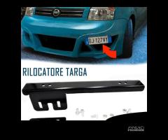 Portatarga Anteriore per Fiat Rilocatore Laterale