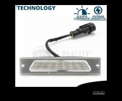 Placchette Luci TARGA LED PER Citroen Jumper 6500K - 7