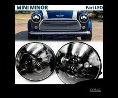 2 FARI LED 7'' PER MINI-MINOR Classic Epoca 6500K