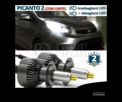 Kit LED H7 per Fari KIA PICANTO 2 con Lente 12000L