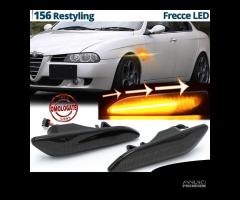 Frecce LED DINAMICHE per Alfa Romeo 156 Nere Fumè