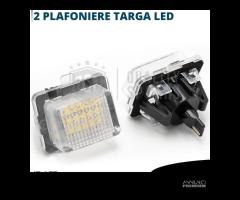 Placche Luci Targa Led per Mercedes SL R231 Canbus