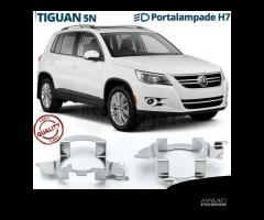 ADATTATORI montaggio KIT LED H7 VW TIGUAN 5N 07-11