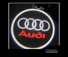 PROIETTORI LOGO AUDI Luci LED Cortesia sotto porta - 6