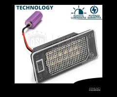 Luci TARGA LED per Skoda SUPERB 3 PLACCHETTE 6500K - 6