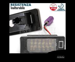 Luci TARGA LED per Skoda SUPERB 3 PLACCHETTE 6500K - 8