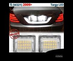 Luci Targa Led Mercedes Classe S W221 Restyling