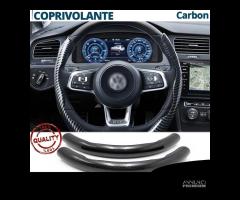 COPRIVOLANTE Per Volkswagen in FIBRA DI CARBONIO