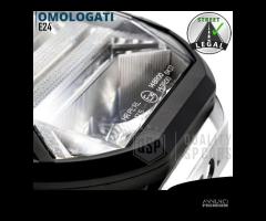 4 Fari Supplementari LED DRL Fuoristrada OMOLOGATI