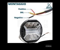 4 Fari Supplementari LED DRL Fuoristrada OMOLOGATI - 6