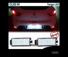 Luci TARGA LED per Renault Clio 4 PLACCHETTE 6500K