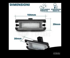 Luci TARGA LED PER Ford Mustang 6 CANbus 6500K - 8