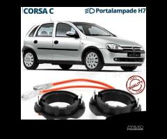 ADATTATORI per OPEL CORSA C montaggio KIT LED H7