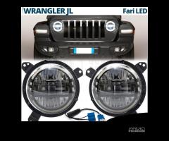 FARI Full LED DRL Omologati Per JEEP WRANGLER JL