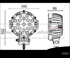 2 Fari LED supplementari per NISSAN OFF-ROAD - 8