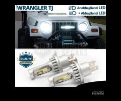 Kit LED H4 Per JEEP WRANGLER TJ Luci CANbus 6500K