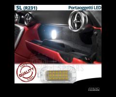 Luci LED BIANCHE per MERCEDES SL R231 Portaoggetti