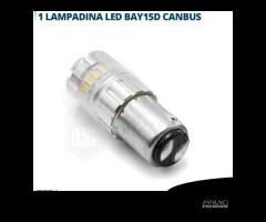 Lampadina LED P21/5W - BAY15D con Lente Luce 360°