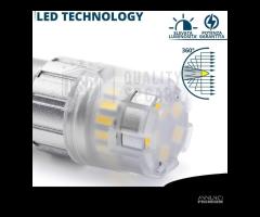 Lampadina LED P21/5W - BAY15D con Lente Luce 360° - 9