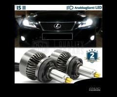 Kit LED H11 CANbus per LEXUS IS 2 Bianco Ghiaccio